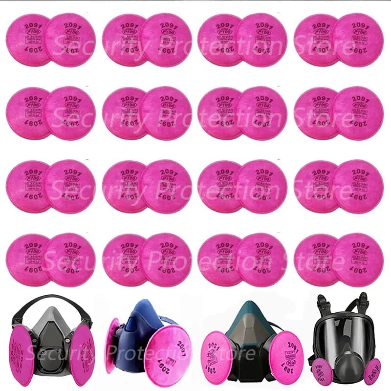 2097/2091 Painting Spray Industry particulate P100 Filter For 3m 6200 7502 Series Gas Mask Filters