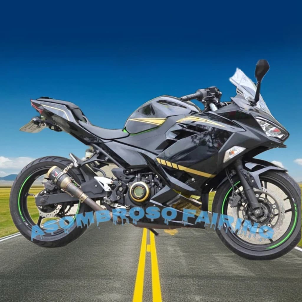 Custom Motorcycle Fairing for NINJA 400 NINJA400 EX400 2018-2019 2020 2021 23 24 100% Fit Injection Road Racing Aftermarket Set