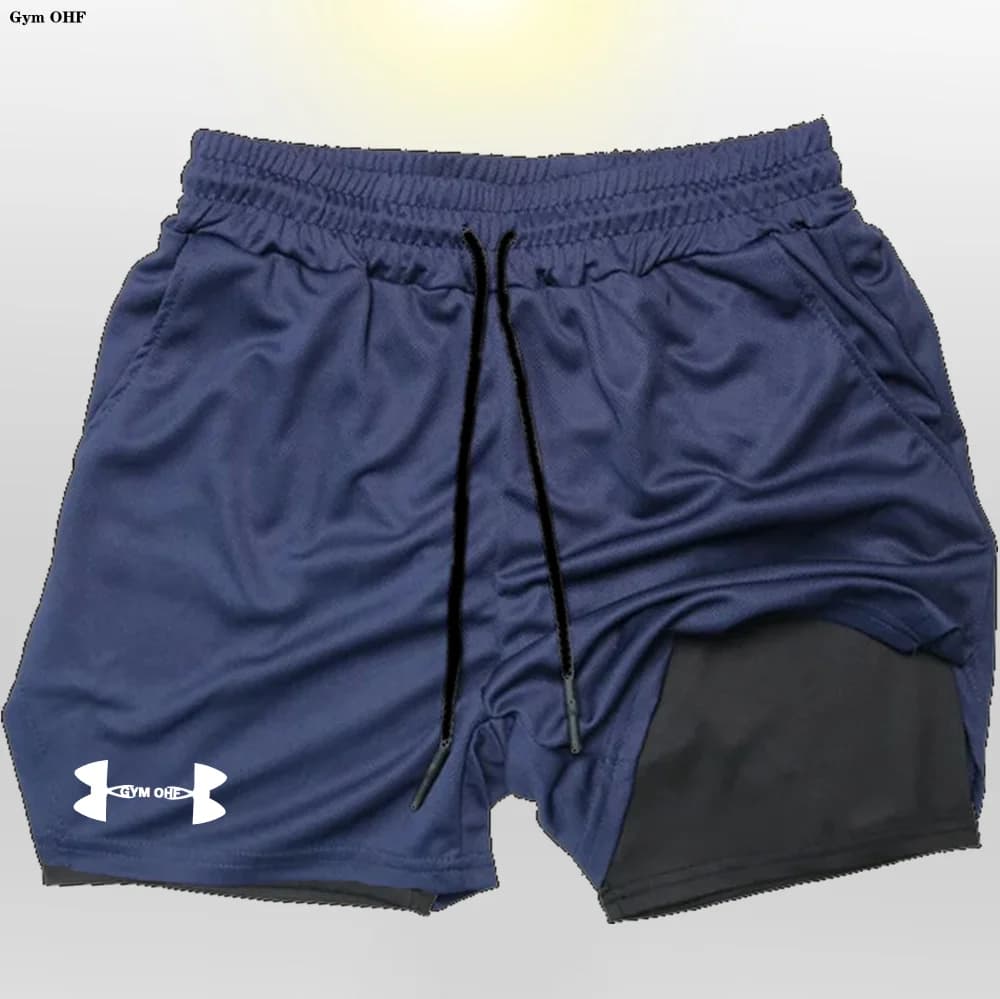 Men's Sports Shorts With High Elasticity Tight Fit Quick Drying Sweat Absorption Comfortable Professional Fitness GYM Running