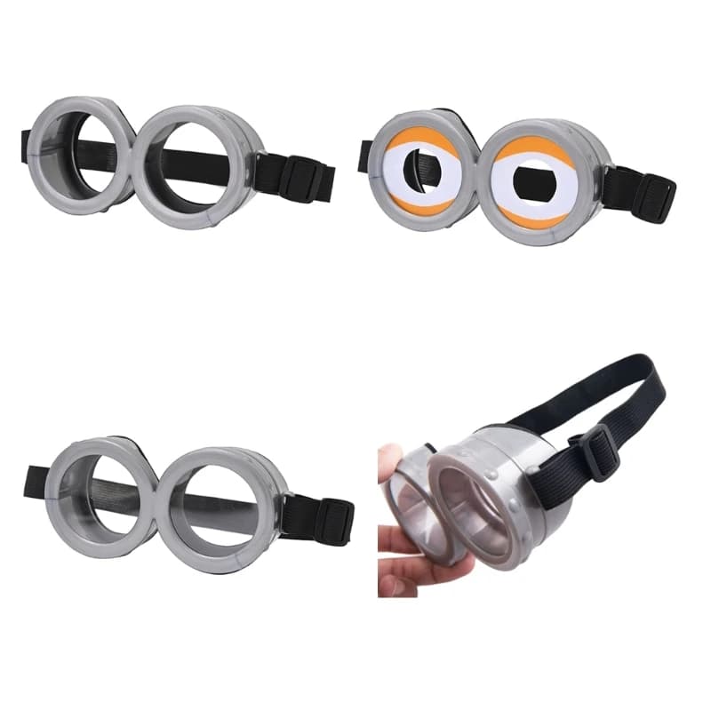 Despicables Me Goggle Glasses Miniones Costume for Cosplay,Halloween and Dress Up Parties Miniones Official Goggles Gift