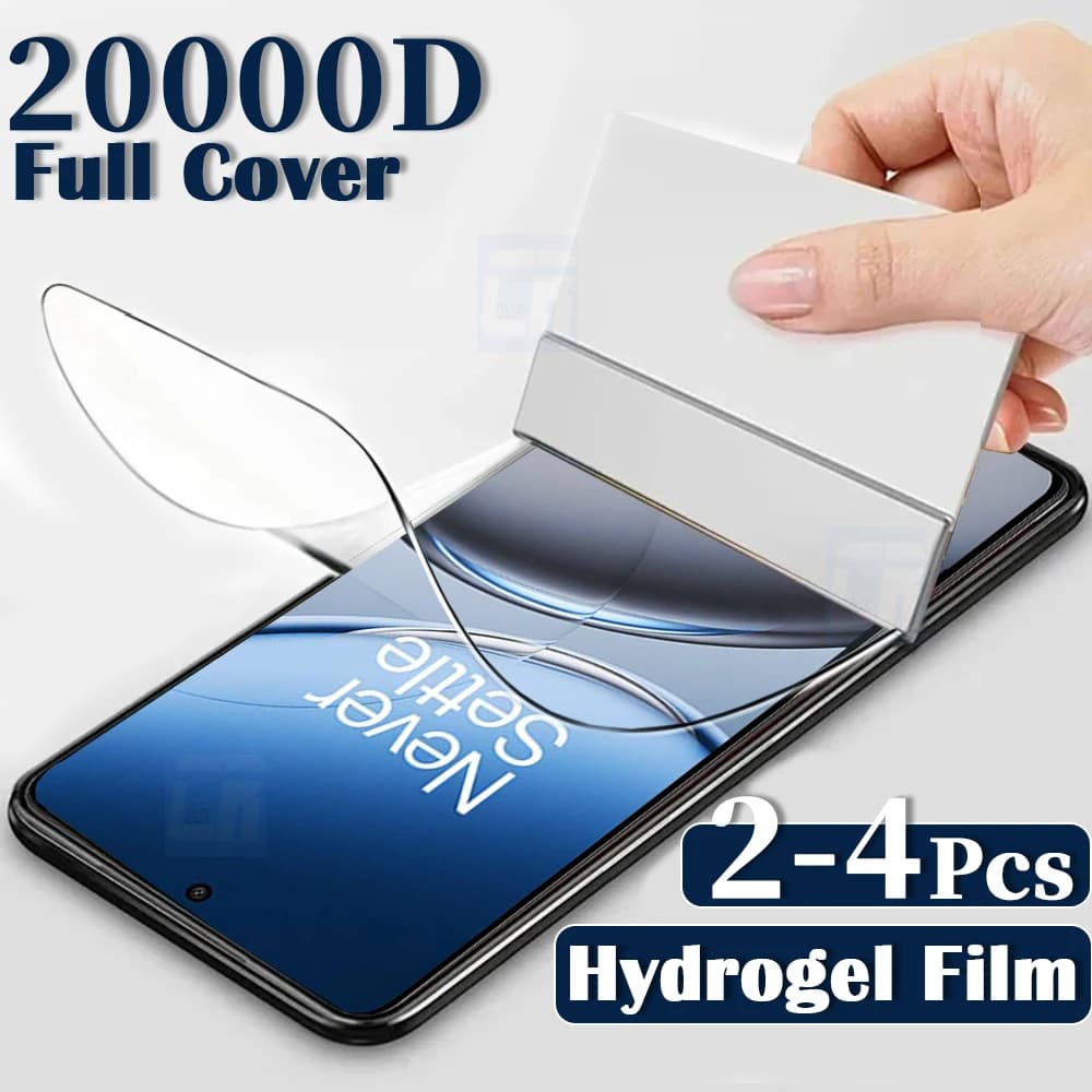 2-4Pcs Soft Silicone Hydrogel Film For OnePlus Nord 4 3 2 2T Screen Protectors For OnePlus Ace Pro 10R 10T 9RT 9R 9 8T 7 7T 6T