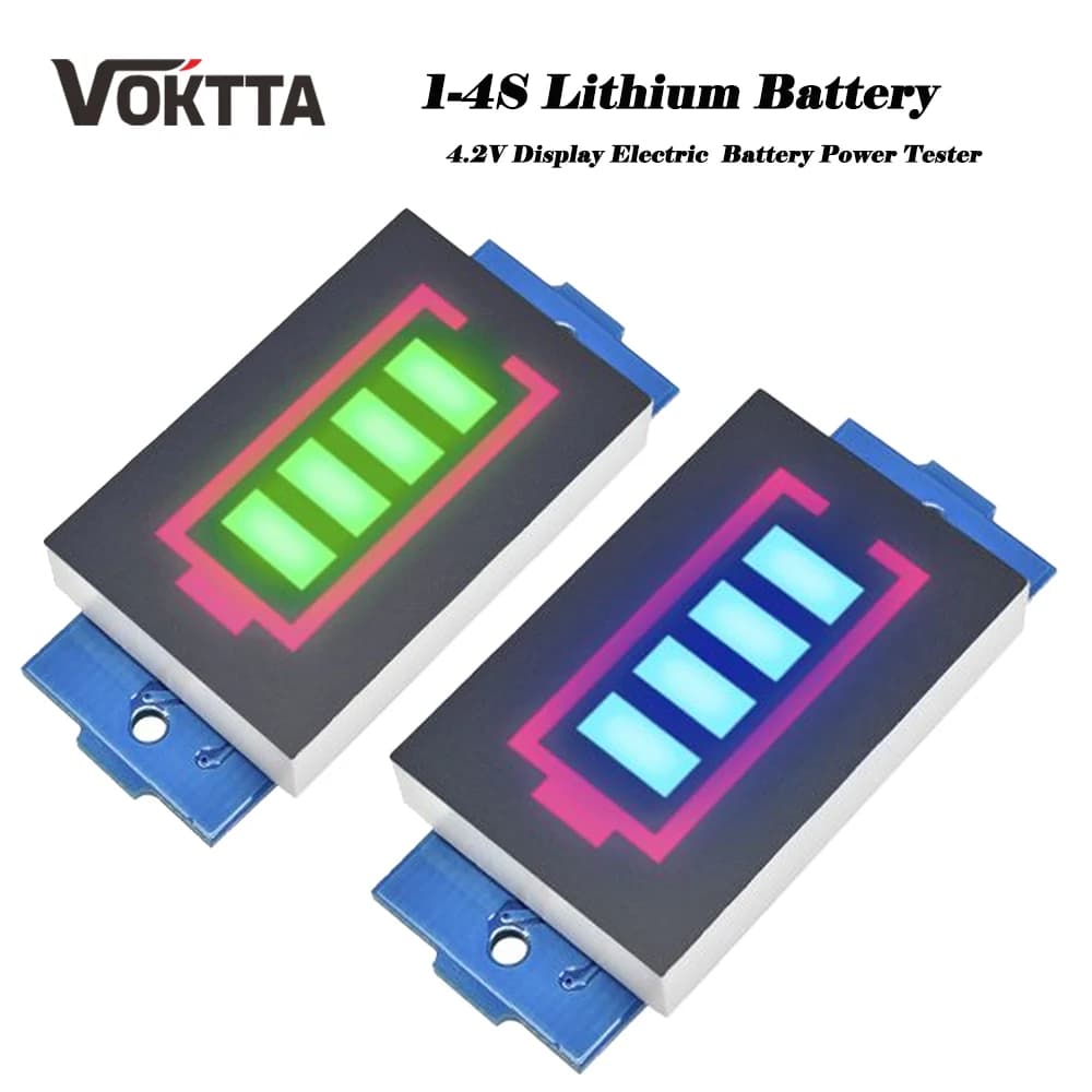 1S 2S 3S 4S 6S Series Lithium Battery Capacity Indicator Module Display Electric Vehicle Battery Power Tester Li-po Li-ion