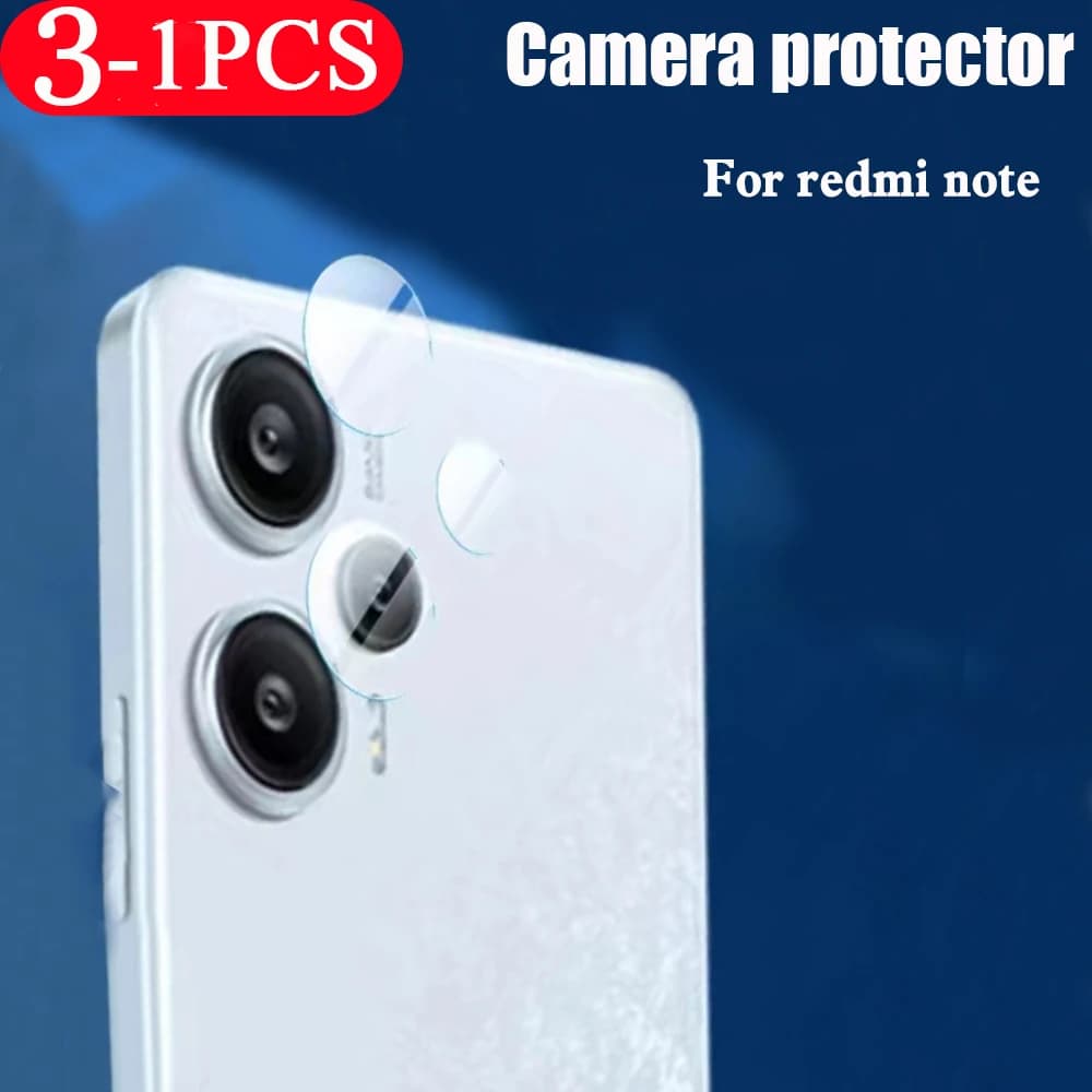 3/2/1Pcs Camera Lens Protector Film For Redmi Note 12 Turbo 11 11E 11T 11S 5G 10 10S 9 9S Pro Max Plus Camera Screen Protector