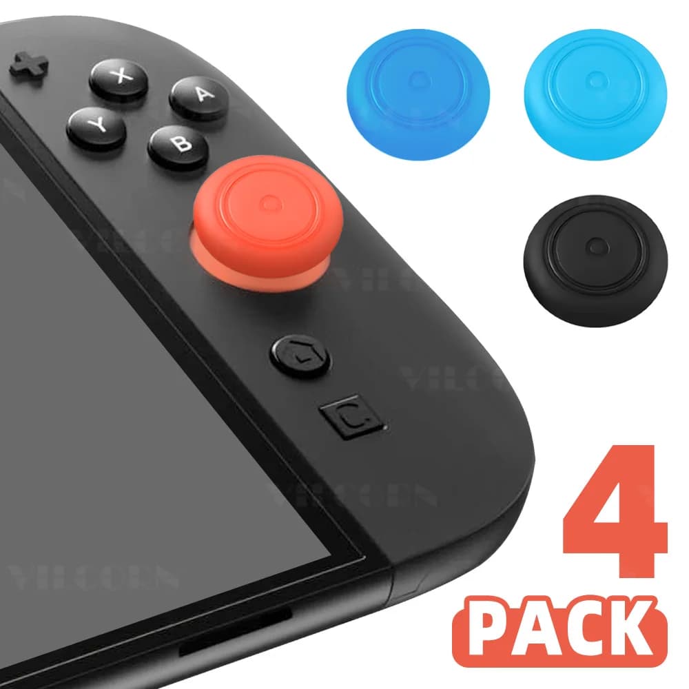 Silicone Thumb Stick Caps Grip Analog Joystick Caps for Nintendo Switch2 Joycon Game Accessories