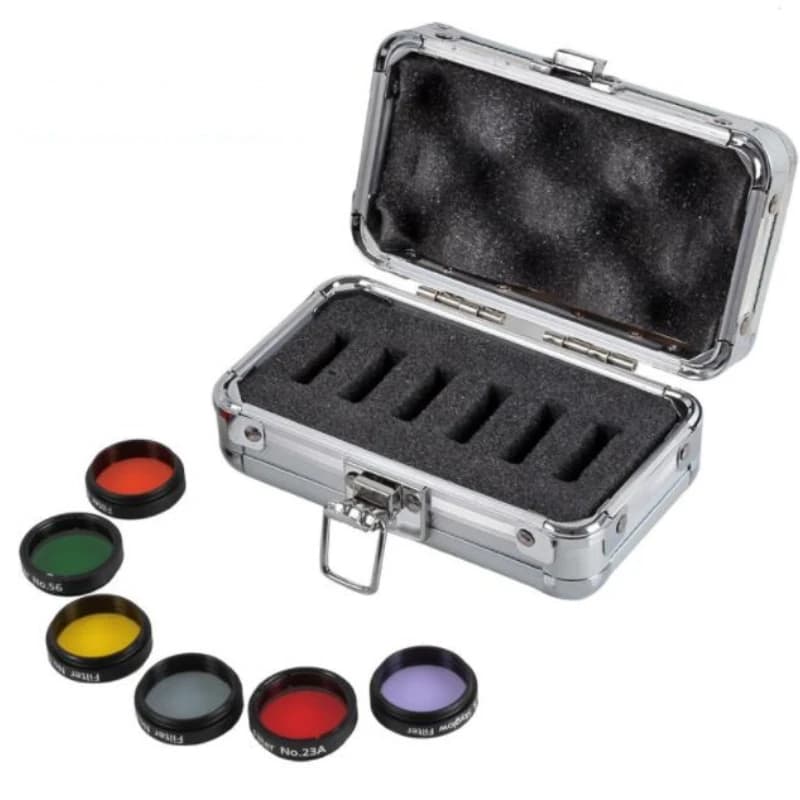 Angeleyes Third Generation Filter Set Upgraded Nebula Filter Six Color Strip Aluminum Box Astronomical Telescope Accessories