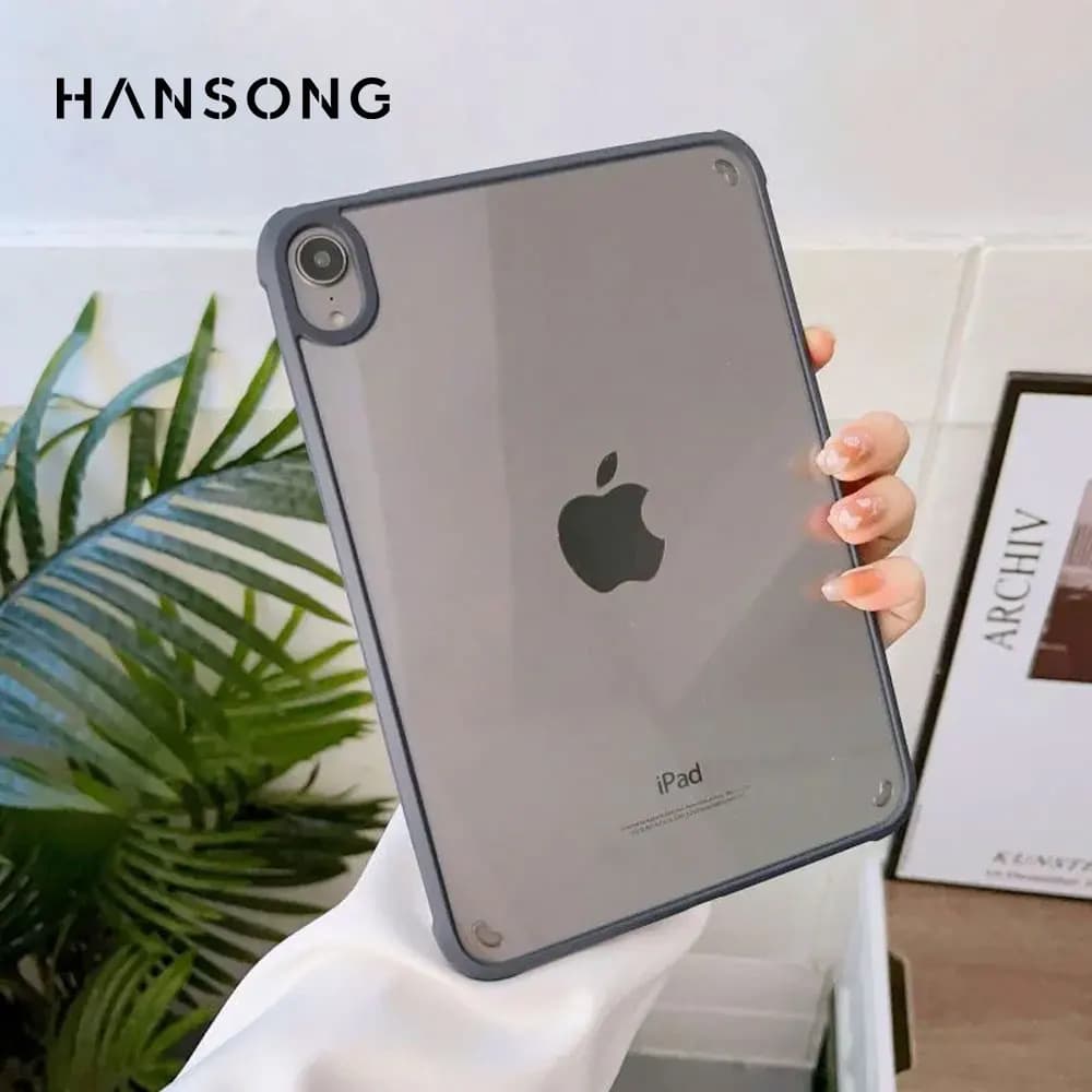 For iPad Pro 11 Case 10.2 9/8/7th Generation 9.7 5/6th Air 4/5 10.9 10.5 10th 10.9 mini 4 5 6 Silicon Transparent Cover Funda