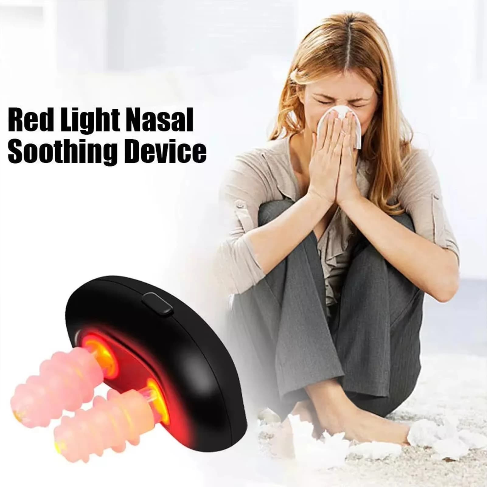 Cross-border intelligent infrared nose opening device laser nose relief device portable nose congestion and nose relief device