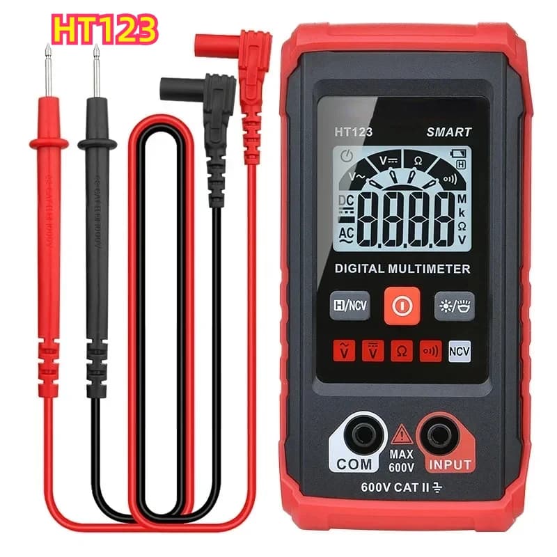 HT123 multimeter intelligent digital display multifunctional maintenance electrician specific portable small electricity meter