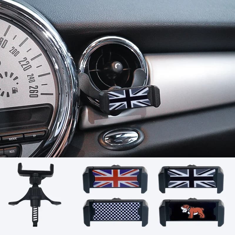 Car Air Vent Outlet Phone Holder For MINI Cooper F54 F55 F56 F57 R55 R56 R57 R60 R50 R52 R53 Car Mount Accessories 