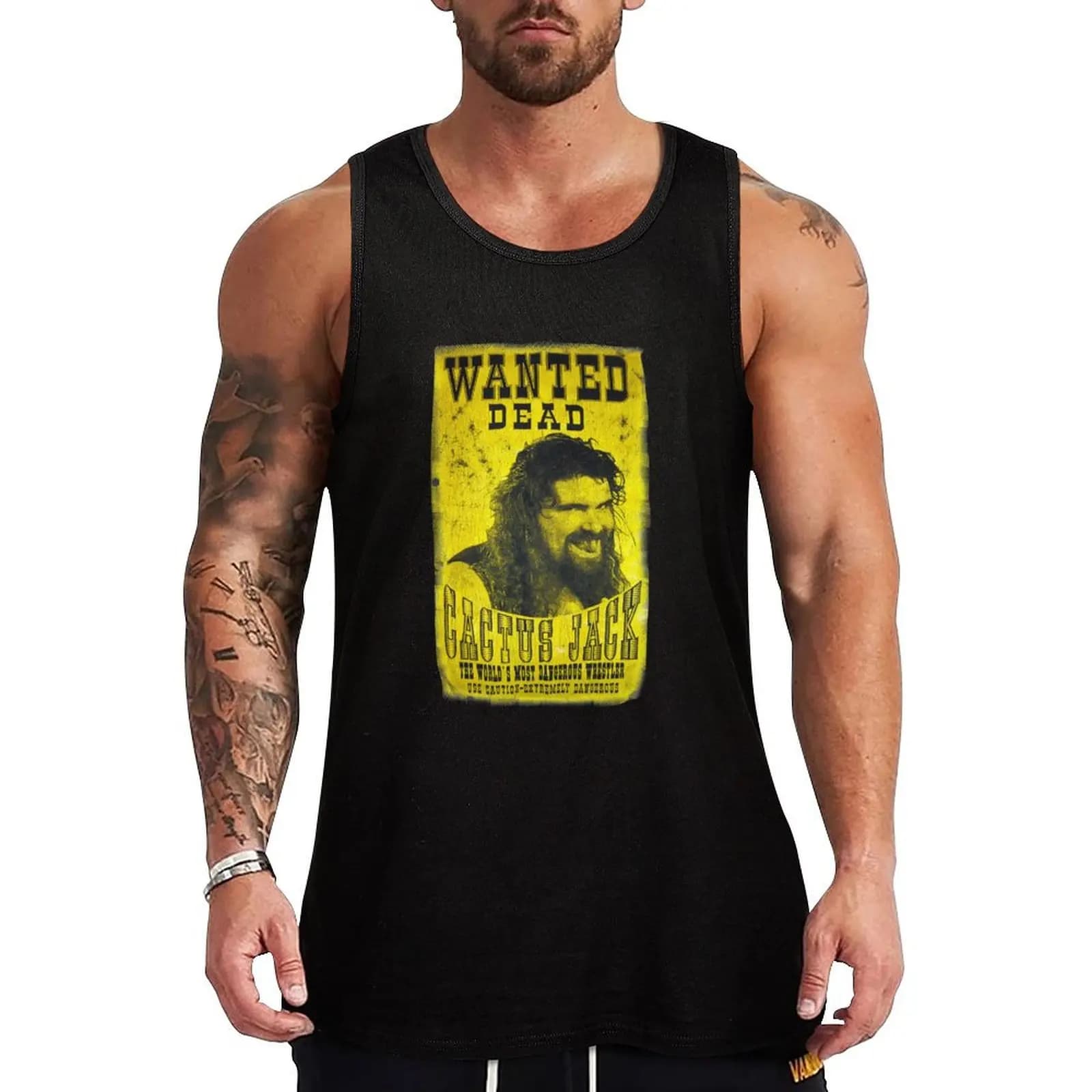 Cactus Jack Poster Essential Tank Top men clothing fitness clothing for men