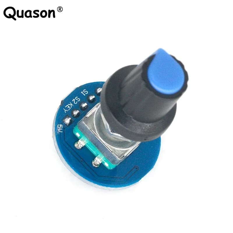 Rotary Encoder Module 5V Brick Sensor Development Round Audio Rotating Potentiometer Knob Cap forArduino