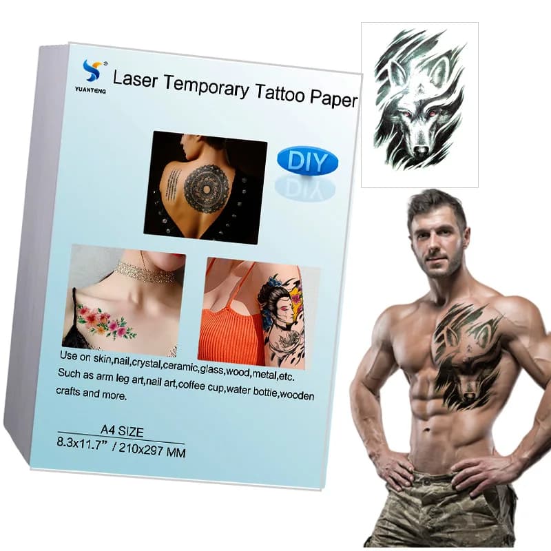 HighQuality A4 Laser Tattoo Stencil Paper Ideal for DIY Temporary Tattoos Sweatproof Tattoo Decal Paper Wholesale