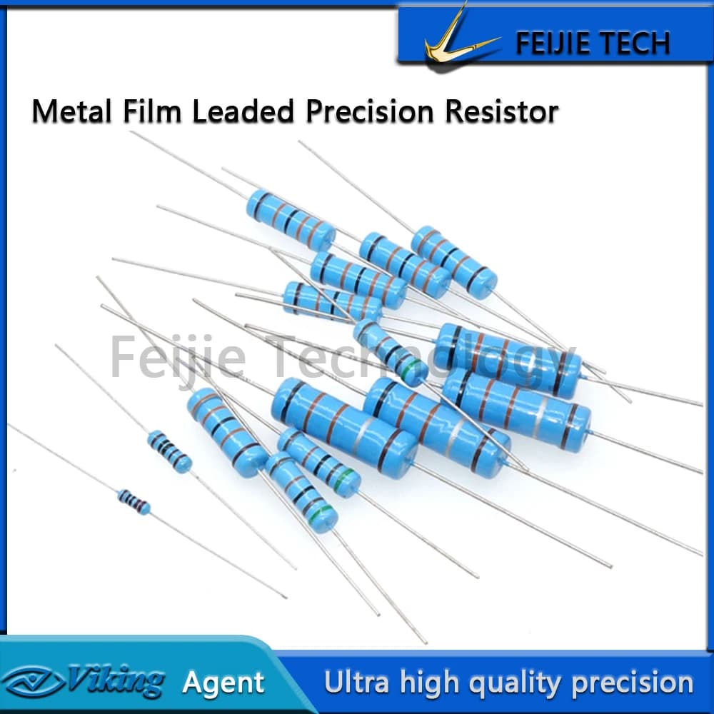 20pcs/lot 3W Metal Film Resistor 1% 0.1R-2.2M 2.2 10 100 150 220 270 330 470 1K 2.2K 4.7K 10K 15K 22K 47K 100K 220K 470K 1M ohm