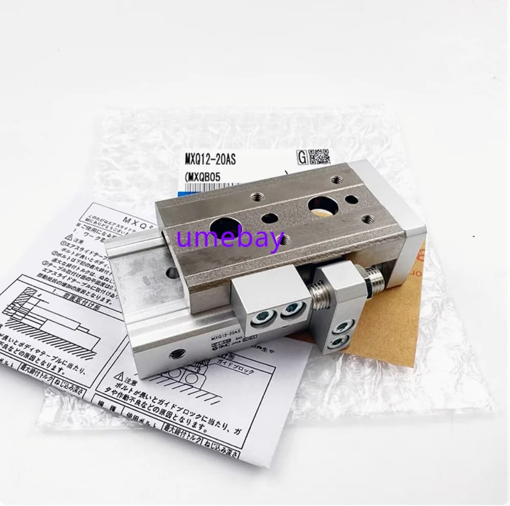 1pcs /SMC ( Sliding table cylinder ) : MXQ16-10AS MXQ16-20AS MXQ16-30AS MXQ16-40AS MXQ16-50AS MXQ16-75AS MXQ16-100AS MXQ16-125AS