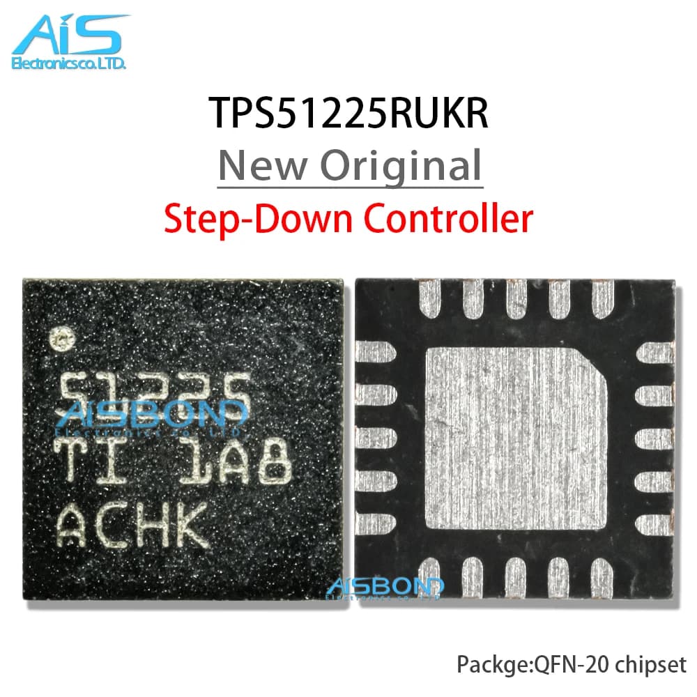 2-5Pcs/Lot New TPS51225RUKR TPS51225RUKT TPS51225 TPS 51225 WQFN-20 Dual Synchronous Step-Down Controller IC