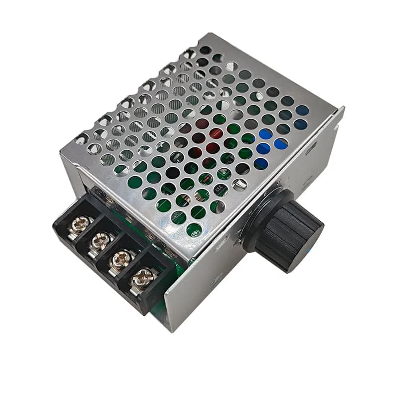 AC voltage regulator 220V motor speed controller PWM control SCR 4000W dimmers rectifier With switch