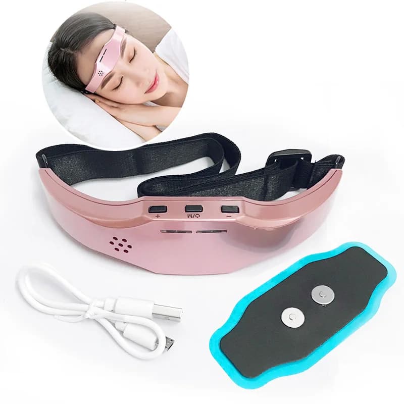 Head Massager Electric Migraine Insomnia Release Headache and Migraine Relief Sleep Aid Machine Therapy Machine Body Relax Care