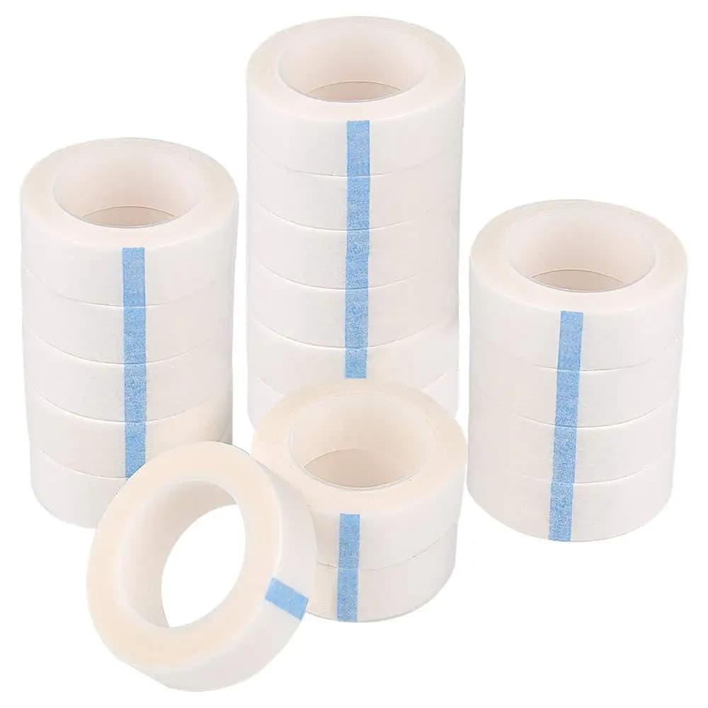 5Pcs/10Pcs Breathable Medical Paper Tapes Eyelash Extension Lint White Tape Eye False Lashes Patch Eyelid Sticker