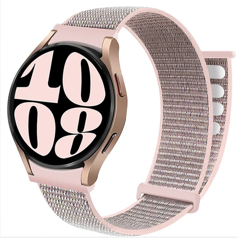 Nylon loop For Samsung Galaxy Watch 6-5-pro-4 44mm 40mm Sport belt No gaps 20mm Band Bracelet Galaxy 4-6 classic 43mm 47mm Strap