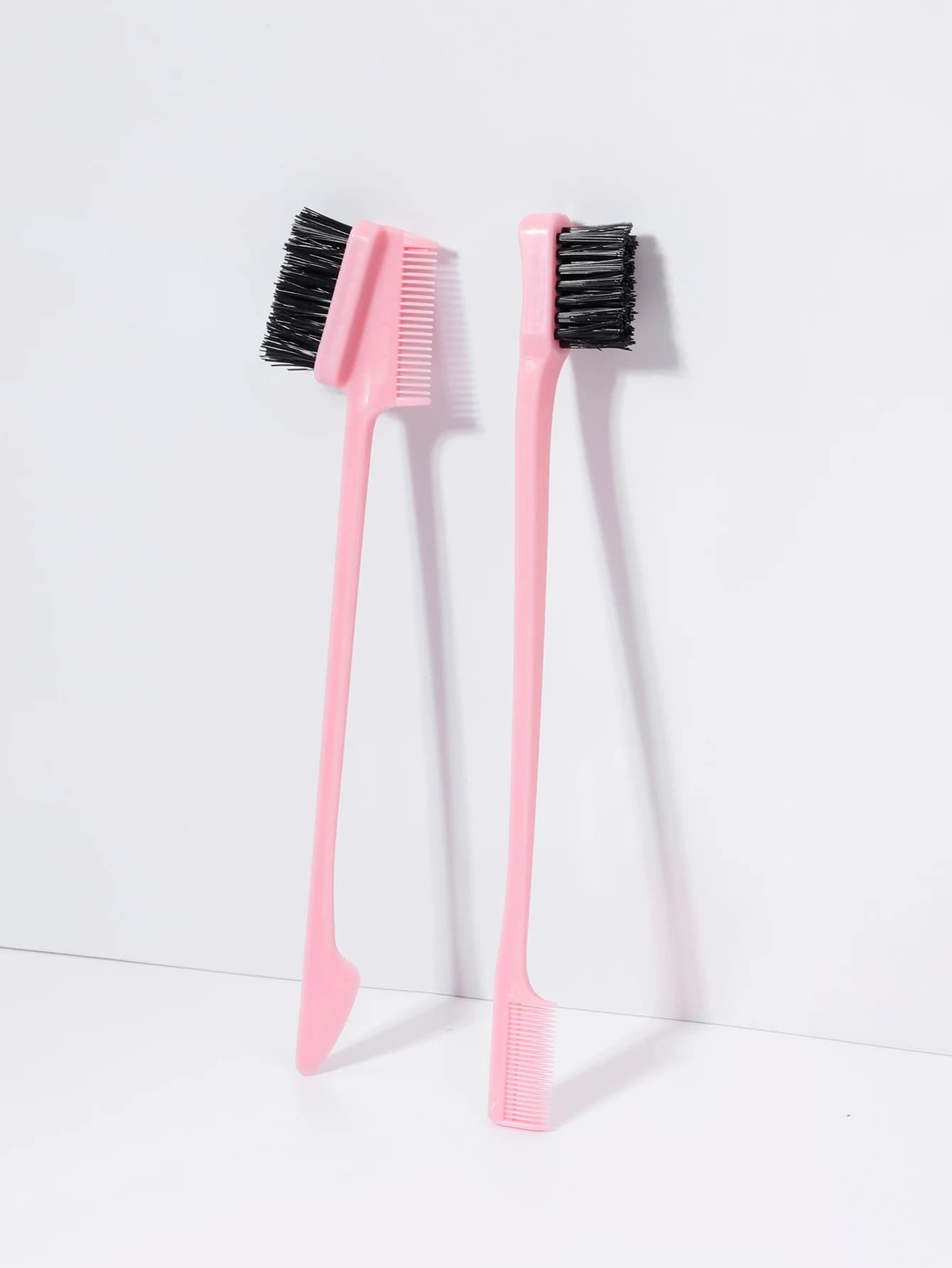 2pcs edge control brushes, suitable for hair edge and eyebrow styling in women,special for real hair wigs