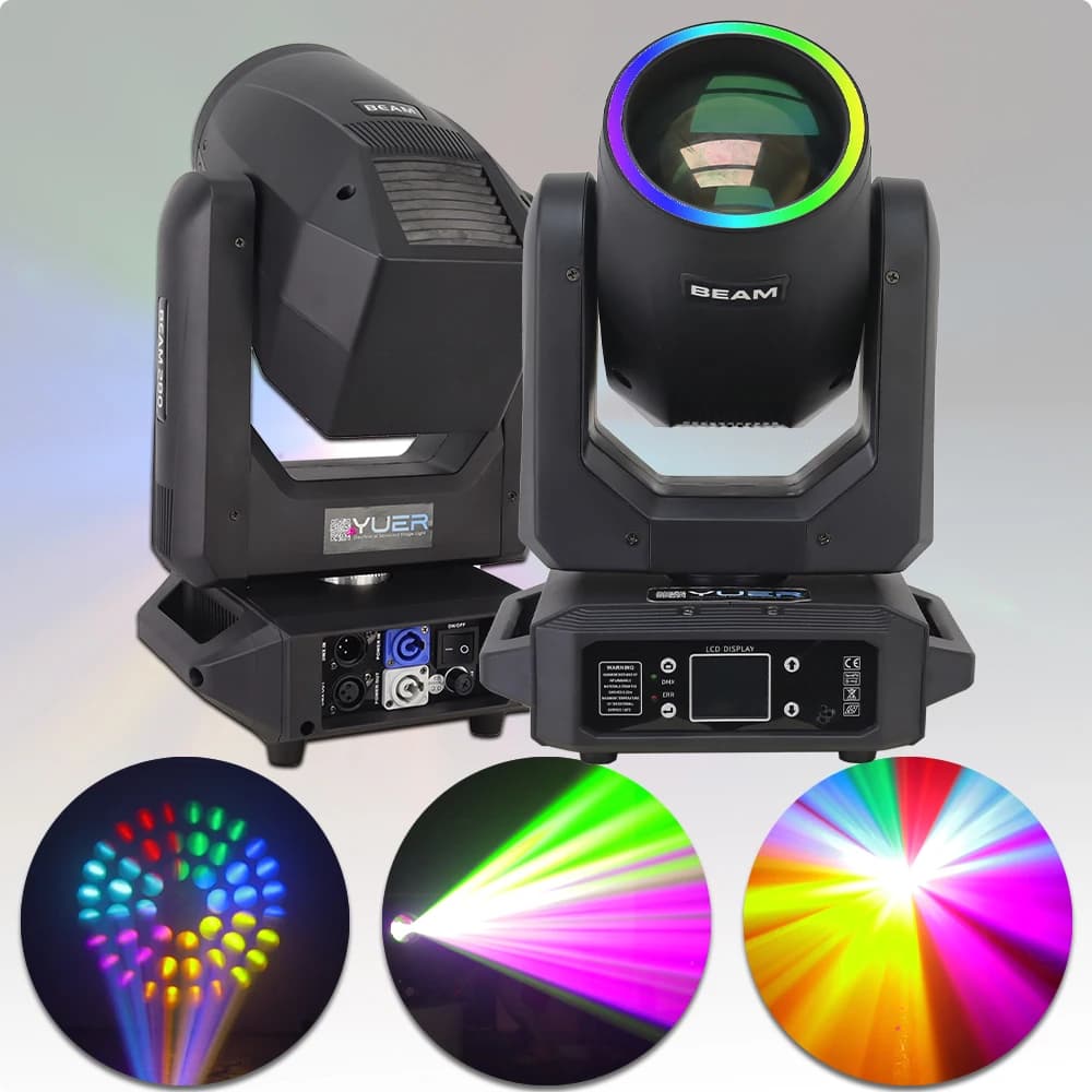 Beam 15R 300W Moving Head Lighting 8 + Honeycomb Prism Frost Effect Rainbow Wheel For DJ Bar Disco Party Wedding Stage