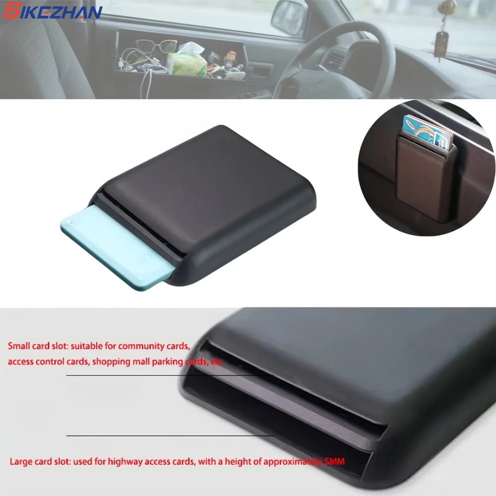 Multifunction Car Organizer Auto Seat Crevice Card Ticket Storage Box Bracket Stand Universal Car Accessories Interior 6.8x8.5cm