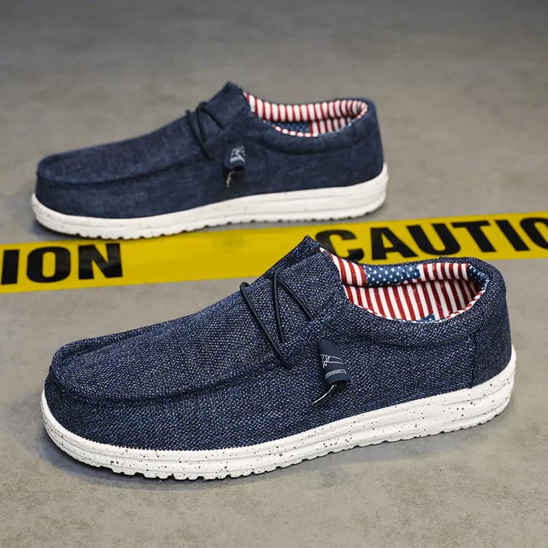 Plus Size Men's Solid Color Breathable Slip on Classic Loafer Shoes Comfy Casual Durable Lightweight Walking Shoes