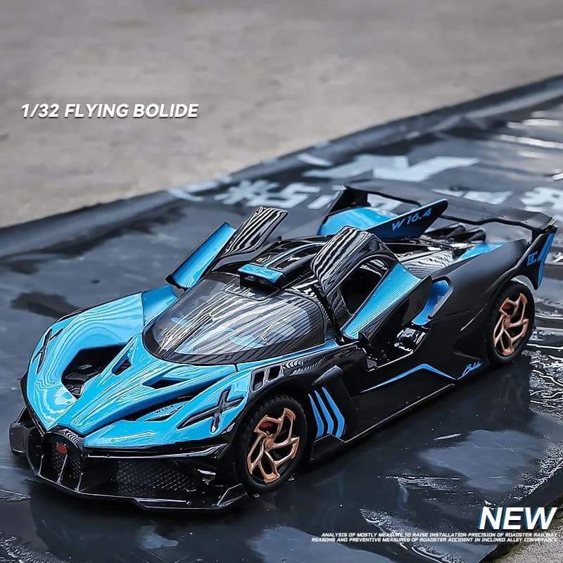 1:32 Feihuo Meteor Alloy Car Model Simulation Sound Light Sports Car Ornaments Children's Toy Car Boy Gift