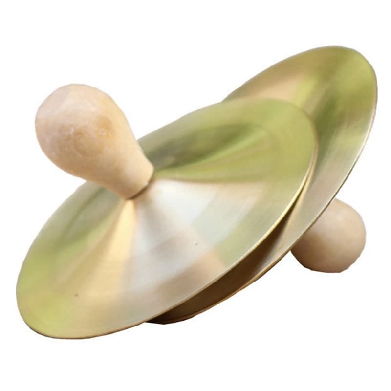 2Pcs 9Cm Hand Percussion Copper Cymbals Children Musical Instrument Education Toys Brass