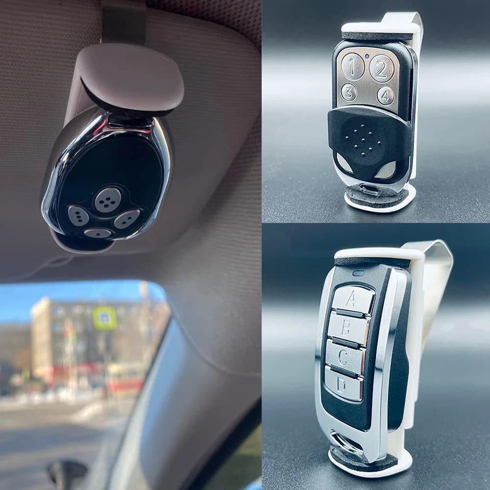 Adjustable Car Sun Visor Clip Holder Gate Remote Control 47mm-70mm For Garage Door Remote Barrier Control Car Key Opener