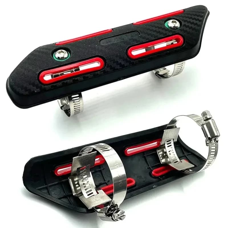 Universa Motorcycle l Exhaust Heat Shield Protector Anti-scalding Guard cover Exhaust Silencer Tube Pipe Heat Shield Protection