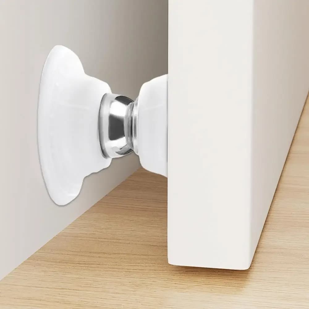 1 Pcs Magnetic Door Suck Hotel Household Strong Magnetic Strong Mute Door Touch Silicone Anti-collision Door Stall Door Stopper