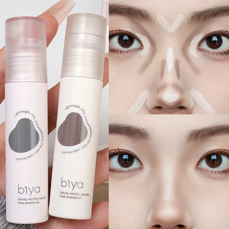 Highlighter Repair Contouring Sticks Oil-control Concealer Pencil Waterproof Lasting Brightening Nose Shadow Bronzers Makeup Pen