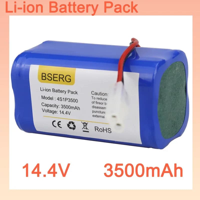High Quality 14.4V 3500mAh Li ion Battery, For Xiaomi G1 MI Robot Vacuum-Mop Essential MJSTG1 Vacuum Cleaner