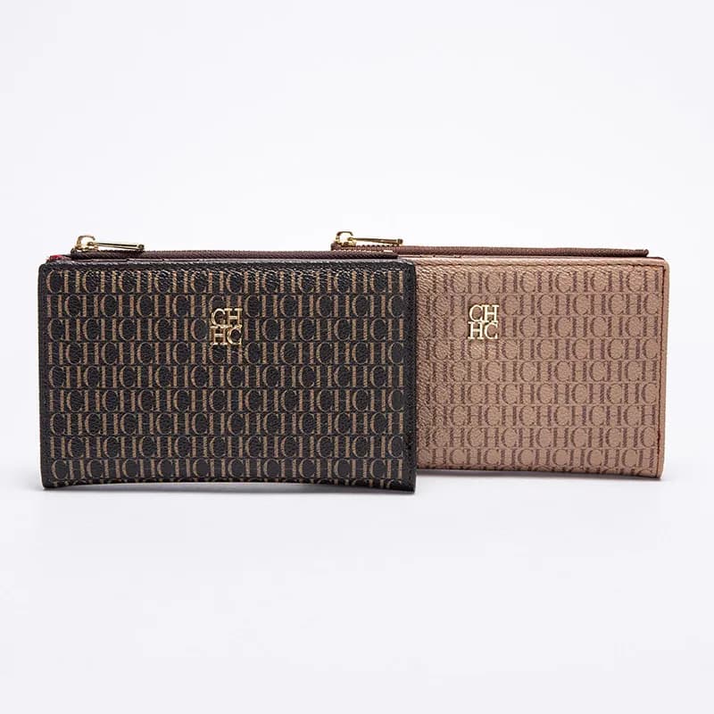 CH Cartoon Pattern Printed Wallet Tiny Portable Ladies Coin Purse Fashionable New Suitable for Many Occasions Ladies Use