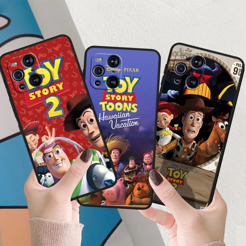 Disney Toy Story Cool For OPPO Find X6 X5 X3 X2 F21S F21 Pro Lite Neo Black Silicone Fundas Soft Phone Case