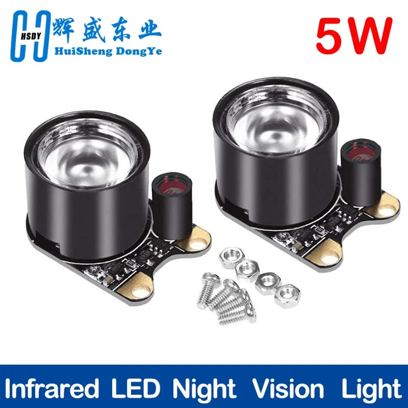 1pcs Infrared LED Light 5W 850 Raspberry Pi Camera Board Module Night Vision Infrared IR