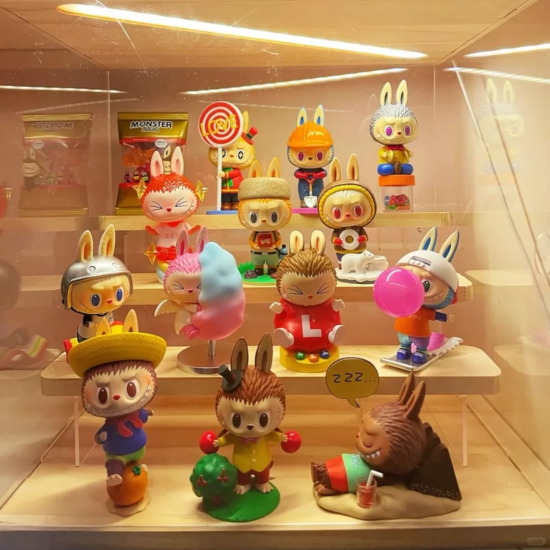 LABUBU The Monsters Candy Series Blind Box Anime Action Figure Guess Bag Ornament Figurines Home Decor Desktop Dolls Model Gift