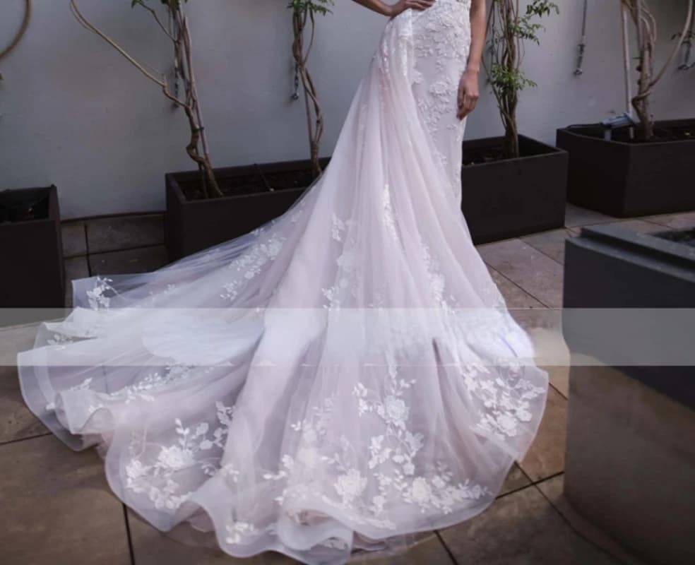 5 layer tulle Removable skirt lace skirt Wedding train skirt Tulle Bridal dress train underskirt custom size