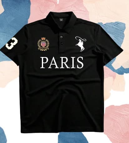 Manfinity Mode Men's Short Sleeve Polo Shirt Minimalist and Fashionable Suitable for Summer Street Printing Sports Style Polo