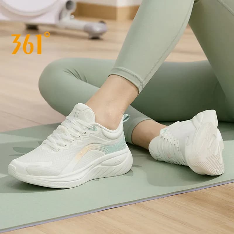 361 Degrees SoftFlow 3.0 Women's Running Sports Shoes Shock Absorption Rebound All-match Comfortable Sneakers Female 682412242