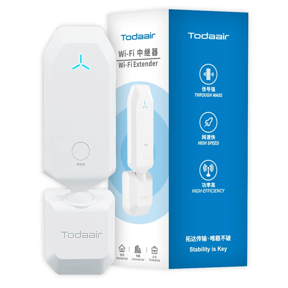 WiFi Extender|Covers Up to 3500 Sq.ft and 65 Device|2.4GHz 300Mbps|Web Panel Management|Home Wireless Repeater|Home, Office,