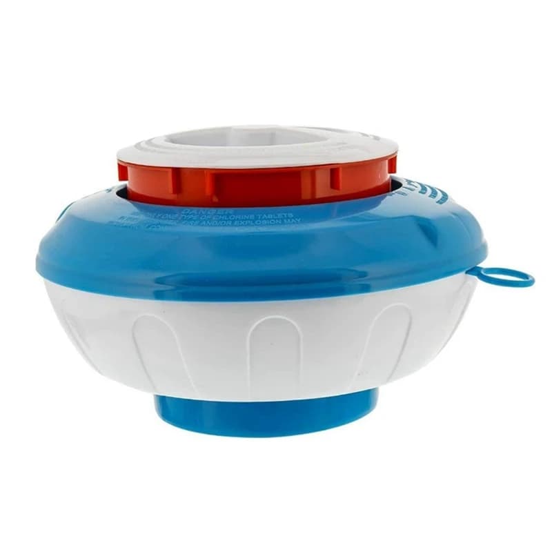 LUDA Pool Supply Floating Pool Chlorine And Bromine Chemical Dispenser With -Up Refill Indicator