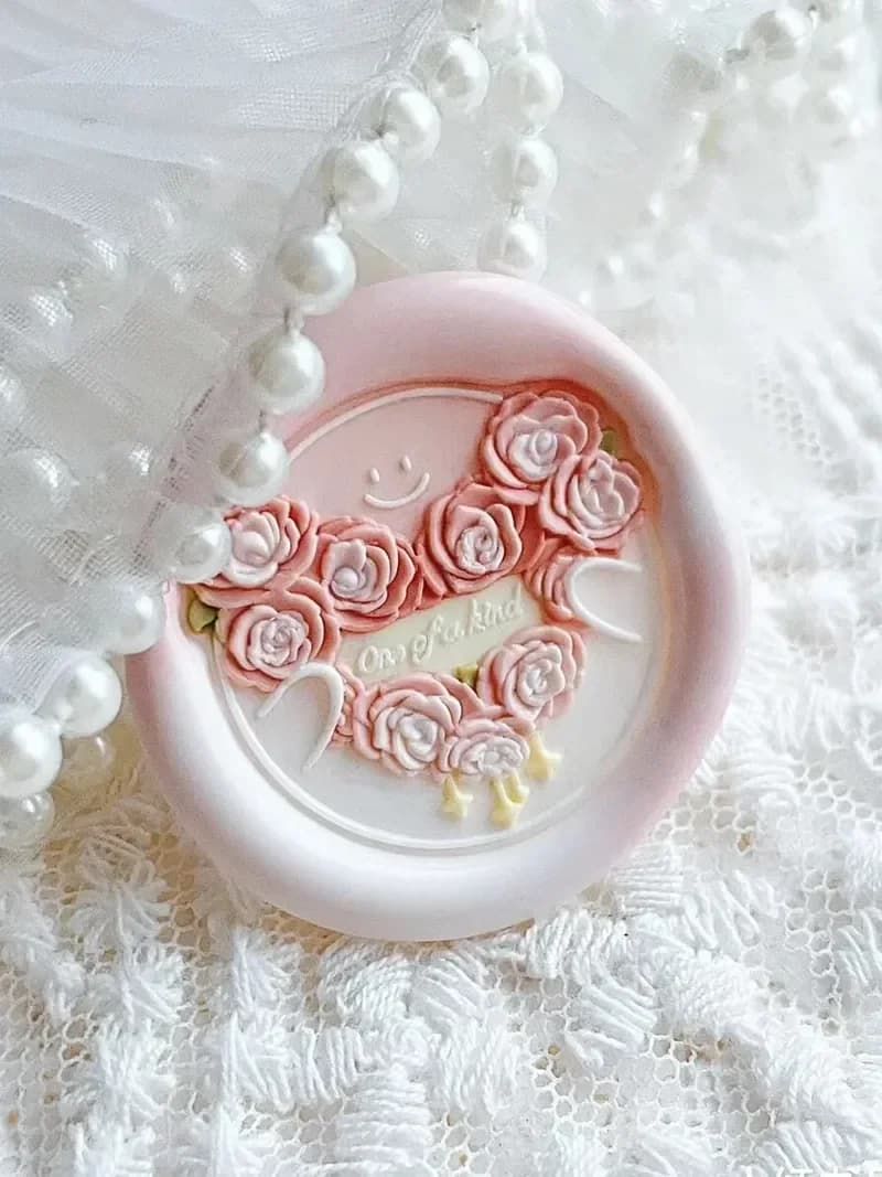 Fire Seal Chapter Head Read Tulip Relief Sonnet Abnormals Copperhead Coffee Bean Shell Plate Multilayer Head Envelope Seal