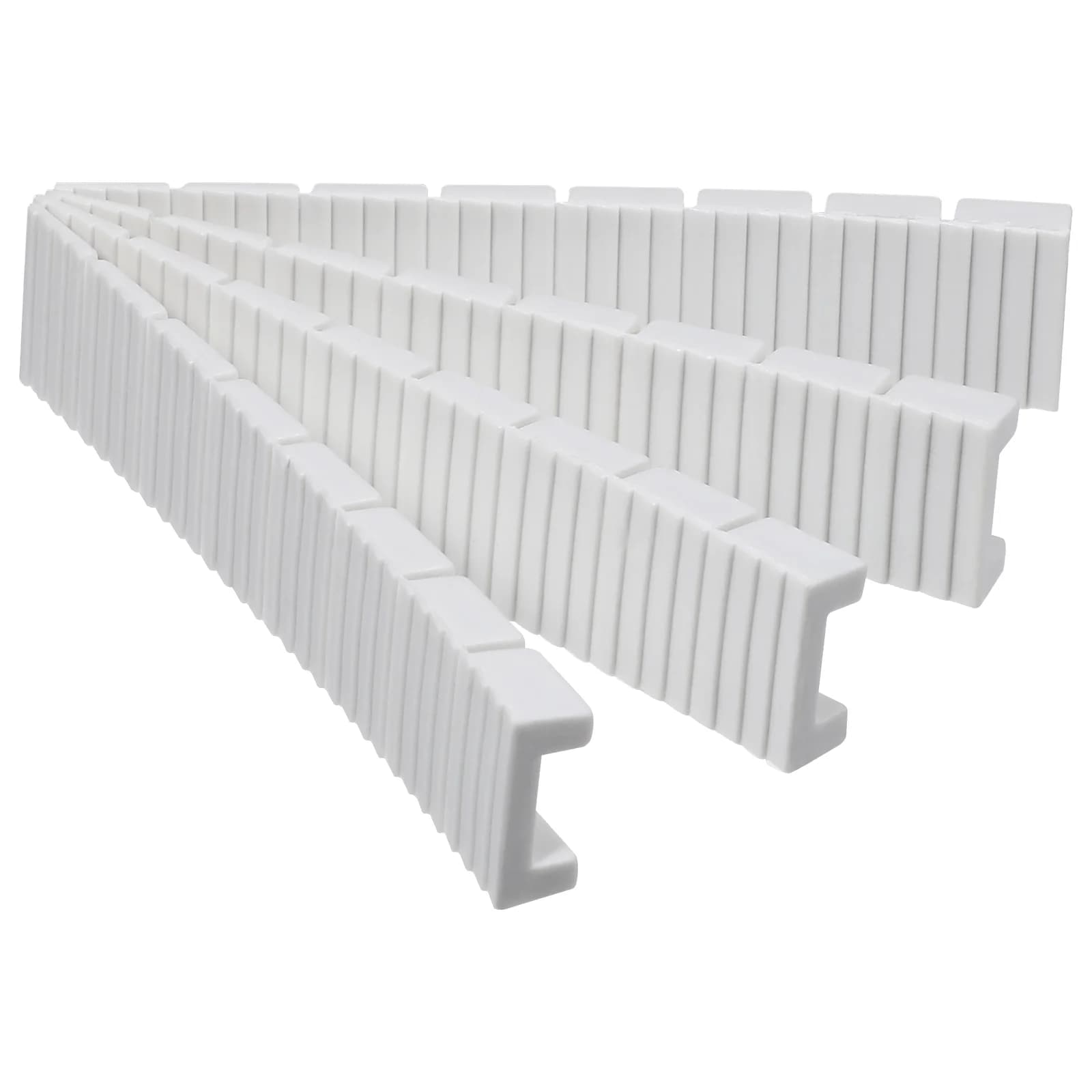 20 Pcs Furniture Leveling Shims Multipurpose Plastic Wedges Composite Levelers for Leveling Table Closet Doors Windows