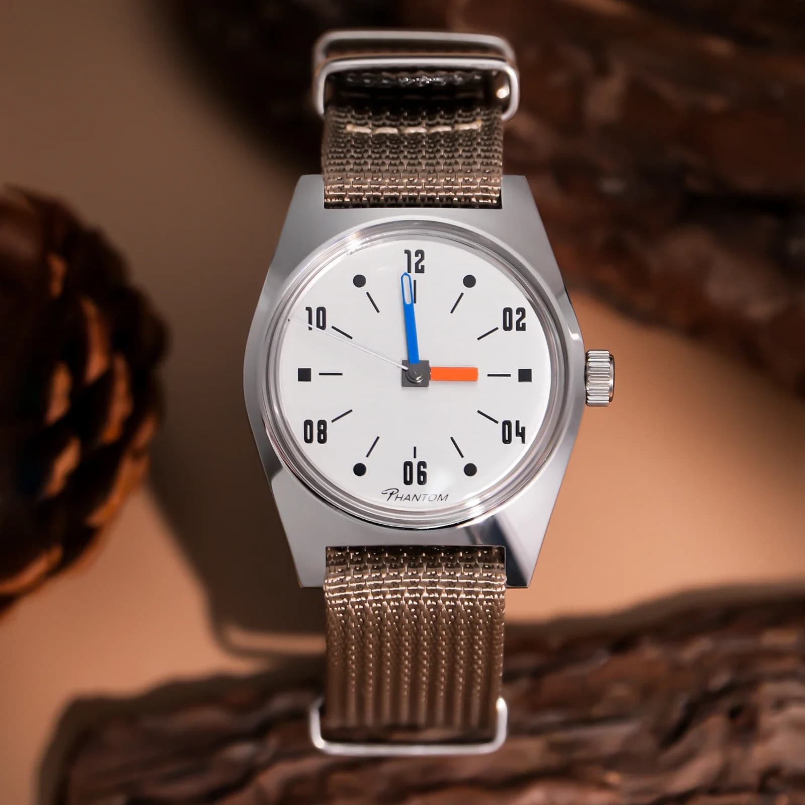 7120 Hand-Wind Mechanical Watch Men 36mm Retro Business Timepiece Classic Simple Couple watch