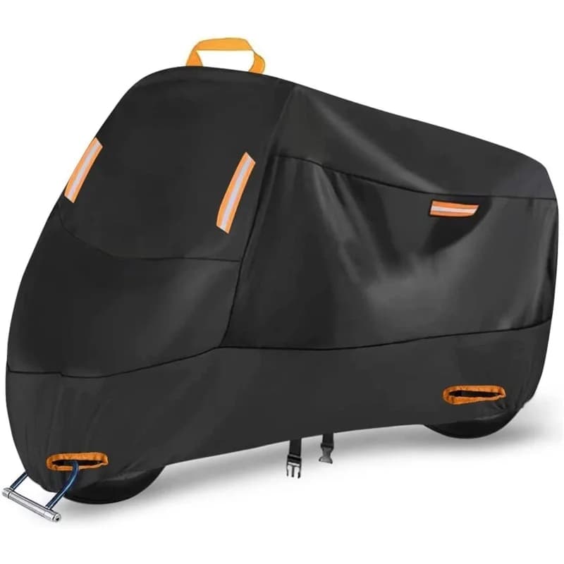 Motorcycle cover rain and sun 210D car cover thick Oxford cloth dust cover built-in anti-theft buckle car cover cover