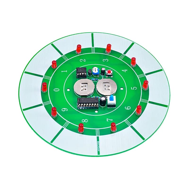 Lottery Player Game Kit Led Waterfall Light Theluckyroller Making DIY Electronic Welding Dining Table Toy Game