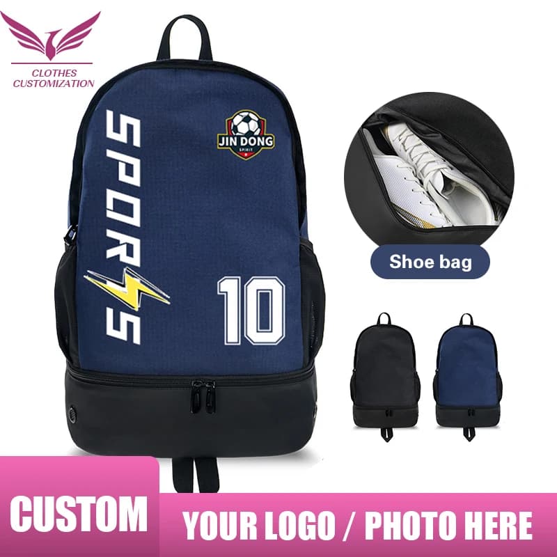 Custom kid Sports Soccer Bag Adult Basketball Training Package Print logo Large Basketball Workout Bag personality customization
