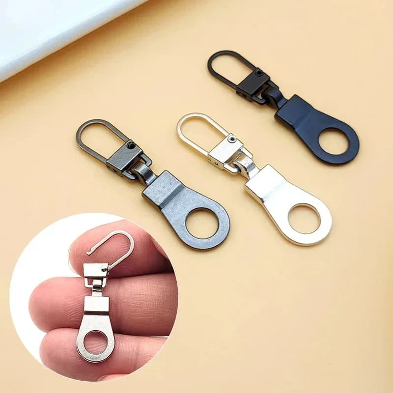 10PC Durable Practical Repair Zipper Head Detachable Replacement Zipper Tab Puller Purses Luggage For Suitcase Metal Accessories